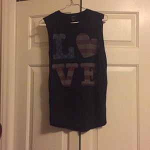 Forever 21 black tank